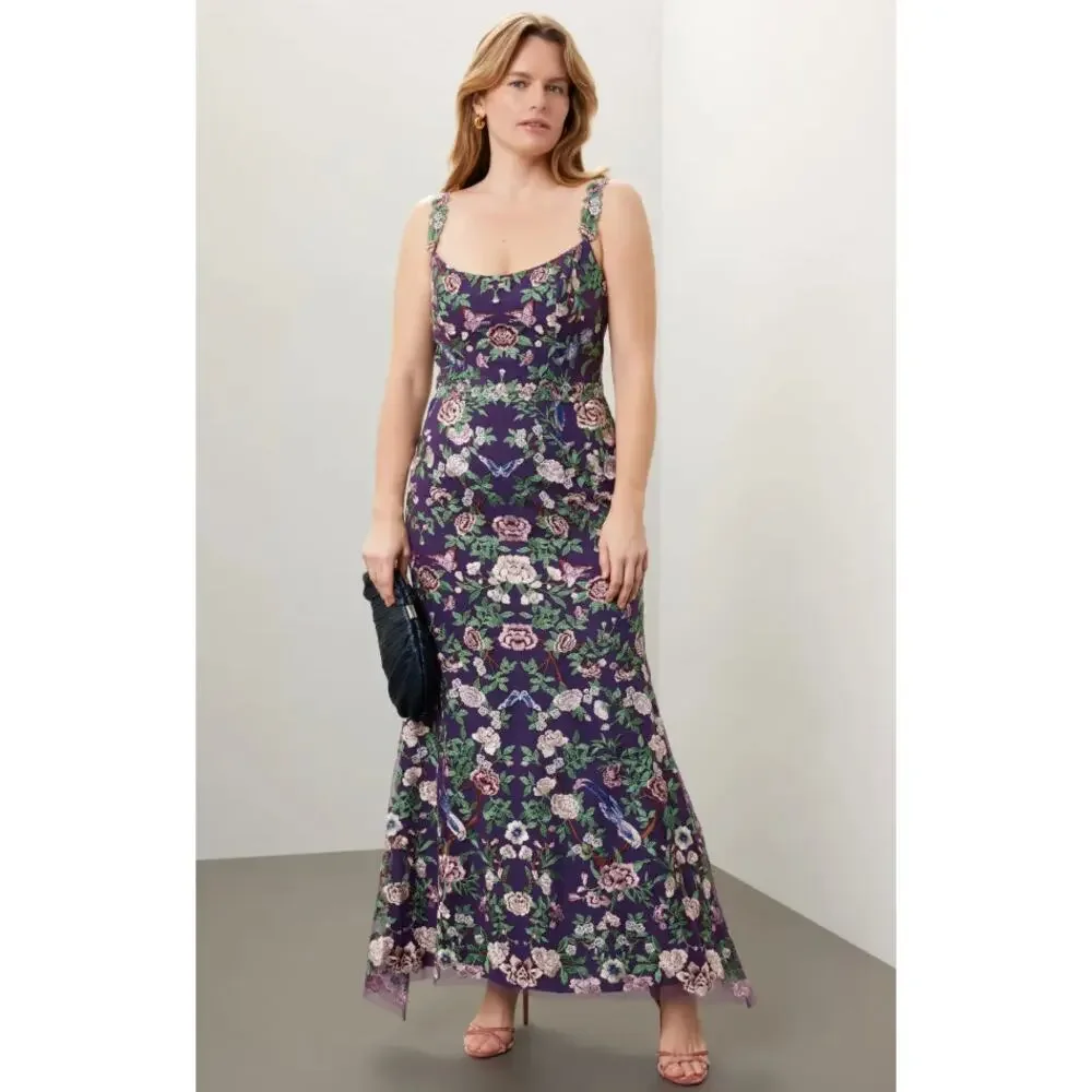 gold sequin formal dress Mirror Gold Sequin Maxi Dress - US 14